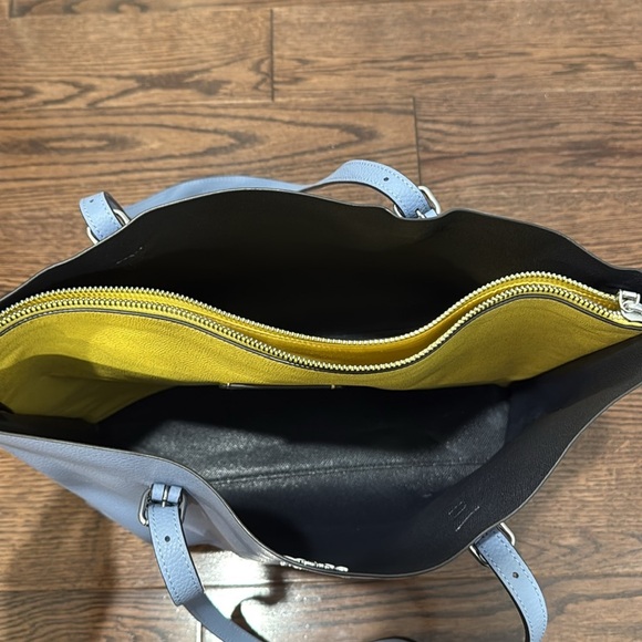 Coach Mollie Tote - Baby Blue & Silver - Picture 6 of 7